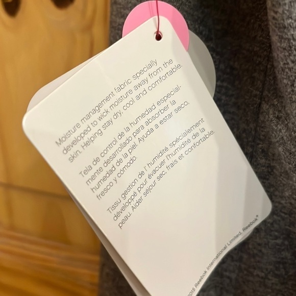 REEBOK Gray Athletic Racerback Tank Top - Picture 7 of 8